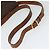 Céline Borsa a Spalla in Tela Macadam CELINE in Pelle PVC Marrone Oro Auth 140198 D'oro - vista 7