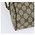 Borsa a Spalla GUCCI GG Supreme Web Sherry Line PVC Beige Oro Rosso Auth ep10859 D'oro - vista 12