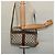 Borsa a Spalla GUCCI GG Supreme Web Sherry Line PVC Beige Oro Rosso Auth ep10859 D'oro - vista 22