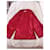 Yves Saint Laurent Red Wool Coat Size 38  - view 2
