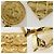 Cambon Chanel Vintage Medaillon Umhängetasche Brosche Metall Golden - Ansicht 3