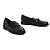 Autre Marque Mocassins Fabrizio Viti Preto EU38.5 Marrom Escuro Preto Couro UK5.5 US8 - vista 3