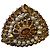Chanel Seltene XL 11C Saint Tropez Runway Statement Gold Gripoix Perlenring Größe US 6 EU 52 Braun Beige Golden Gold hardware