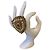 Chanel Seltene XL 11C Saint Tropez Runway Statement Gold Gripoix Perlenring Größe US 6 EU 52 Braun Beige Golden Gold hardware - Ansicht 5