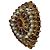 Chanel Seltene XL 11C Saint Tropez Runway Statement Gold Gripoix Perlenring Größe US 6 EU 52 Braun Beige Golden Gold hardware - Ansicht 7