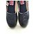 Espadrillas Kenzo Slip On in pelle nera Nero - vista 13