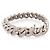 BRACCIALE EDOUARD NAHUM GOURMETTE DIAMANTI 3.12CT IN ORO BIANCO 18K - vista 3