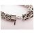 BRACCIALE EDOUARD NAHUM GOURMETTE DIAMANTI 3.12CT IN ORO BIANCO 18K - vista 6