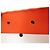 Hermès NUOVO SCIARPA HERMES INDICE BROMELIACEAE K SCOTT H003801S 90 SETA Arancione - vista 10