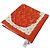Hermès NUOVO SCIARPA HERMES INDICE BROMELIACEAE K SCOTT H003801S 90 SETA Arancione - vista 13