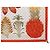 Hermès NUOVO SCIARPA HERMES INDICE BROMELIACEAE K SCOTT H003801S 90 SETA Arancione - vista 4