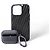 SET COQUE TUMI PER IPHONE PRO 15 + CASE IN CUOIO AIRPODS PRO 150904-T053 NERO
