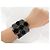 BRACCIALE CHANEL MANCHETTE CROCE METALLICA VELLUTO 17 CM NERO - vista 10