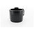 BRACCIALE CHANEL MANCHETTE CROCE METALLICA VELLUTO 17 CM NERO - vista 3