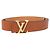 Cintura Santur LV Initial da uomo di Louis Vuitton Marrone D'oro