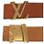 Cintura Santur LV Initial da uomo di Louis Vuitton Marrone D'oro - vista 5
