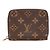 Monedero Zippy Monogram de Louis Vuitton Castaño Monograma