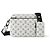 Louis Vuitton Bolsa Mensageiro Trio Couro Monogram Branco