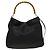 Borsa a mano in pelle Gucci Bamboo 2way Nera Oro 001 1781 1577 Auth 140641 Nero D'oro - vista 13