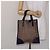 PRADA Borsa a Mano Tweed Beige Argento Auth bs29049 - vista 24