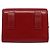 Mini borsa a spalla Vala Chain in pelle rossa e oro Auth 140616 di Salvatore Ferragamo Rosso D'oro - vista 2