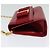 Mini borsa a spalla Vala Chain in pelle rossa e oro Auth 140616 di Salvatore Ferragamo Rosso D'oro - vista 3