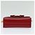 Mini borsa a spalla Vala Chain in pelle rossa e oro Auth 140616 di Salvatore Ferragamo Rosso D'oro - vista 5