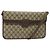 Gucci Borsa a Spalla GG Supreme PVC Beige Oro 004 904 0671 Auth ep10822 D'oro
