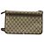 Gucci Borsa a Spalla GG Supreme PVC Beige Oro 004 904 0671 Auth ep10822 D'oro - vista 2