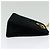 Borsa a spalla Gancini in suede nero e oro Salvatore Ferragamo Auth 140965 D'oro - vista 4