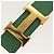 Hermès Cinturón HERMES Constance H de cuero 33,5"" verde Auth 141710V - vista 5
