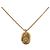 Collier VERSACE en métal doré Auth bs29163