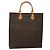 LOUIS VUITTON Borsa Sac Plat Monogram M51140 LV Auth 140332 Monogramma