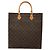 LOUIS VUITTON Borsa Sac Plat Monogram M51140 LV Auth 140332 Monogramma - vista 13