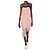 Dries Van Noten Dastra Pailletten Midi Kleid Rosa Pink