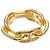 Hermès Chaine d'Ancre Enchainee Ring vergoldet Golden