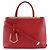 Fendi 2Jours Tasche aus Leder klein Rot