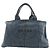 Prada Canapa Tote Denim Grande