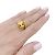 Anello Zolotas, "Testa di Leone" in due ori, diamanti e rubini. - vista 5