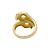 Anello Lalaounis, "Mesopotamia" in oro giallo martellato. - vista 3