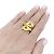 Anello Lalaounis, "Mesopotamia" in oro giallo martellato. - vista 5