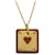 Collier Asde Coeur Ace of Hearts d'Hermès Marron  - vue 2