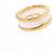 Bulgari Bvlgari B-ZERO1 Anello in Oro Rosa 18K e Ceramica Bianca Bianco D'oro - vista 4