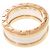 Bulgari Bvlgari B-ZERO1 Anello in Oro Rosa 18K e Ceramica Bianca Bianco D'oro - vista 5