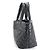Borsa Tote Piccola Coco Cocoon PM di Chanel Nero Bordò - vista 3