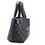 Borsa Tote Piccola Coco Cocoon PM di Chanel Nero Bordò - vista 4