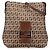 Borsa a tracolla in tela Zucchino marrone Fendi Beige