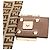 Borsa a tracolla in tela Zucchino marrone Fendi Beige - vista 9