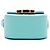 Céline Custodia per AirPods Triomphe in pelle blu Celine con tracolla Turchese - vista 3
