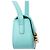 Céline Custodia per AirPods Triomphe in pelle blu Celine con tracolla Turchese - vista 8